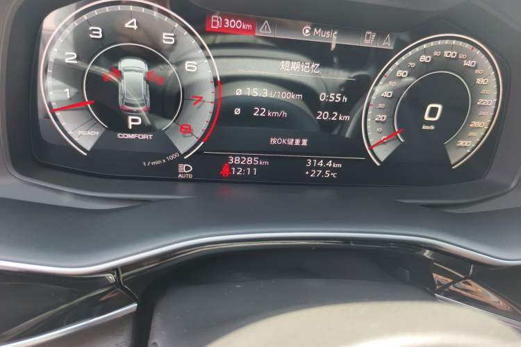 Used Audi Q8 2022 55 TFSI Luxury Dynamic Edition Odometer Close Up