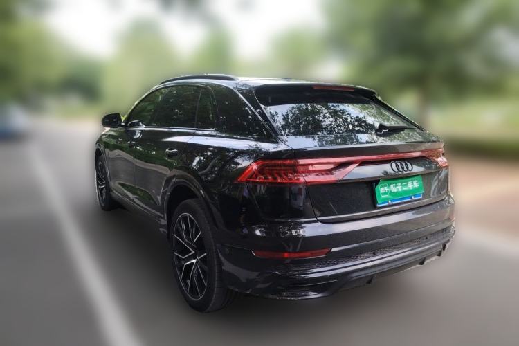 Used Audi Q8 2022 55 TFSI Snow Sports Edition Rear Left 45 Deg
