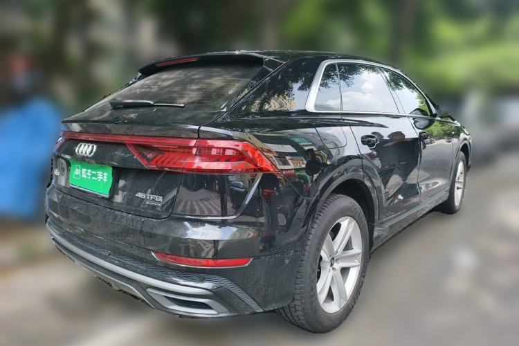 Used Audi Q8 2022 45 TFSI Luxury Dynamic Model Rear Right 45 Deg