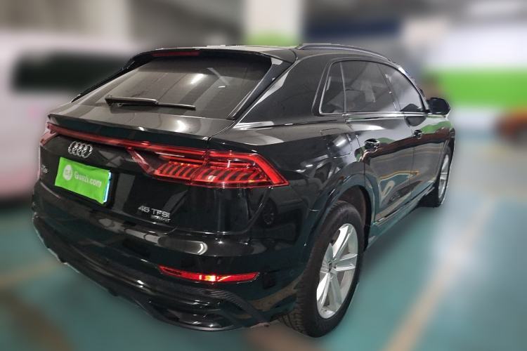 Used Audi Q8 2022 45 TFSI Luxury Dynamic Model Rear Right 45 Deg