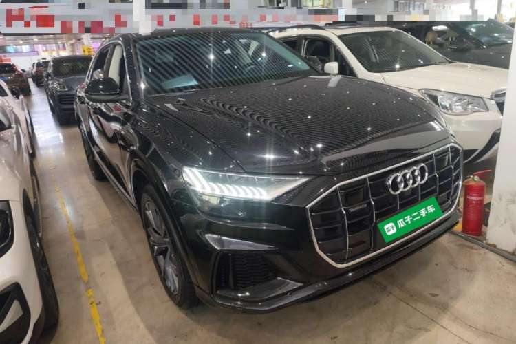 Used Audi Q8 2023 55 TFSI Luxury Dynamic Edition Front Right 45 Deg