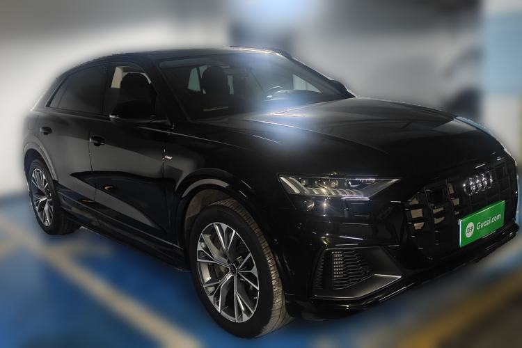 Used Audi Q8 2023 55 TFSI Luxury Dynamic Edition Front Right 45 Deg