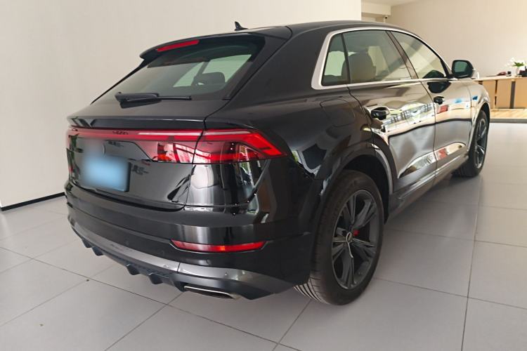 Used Audi Q8 2024 55 TFSI Luxury Dynamic Model Rear Right 45 Deg