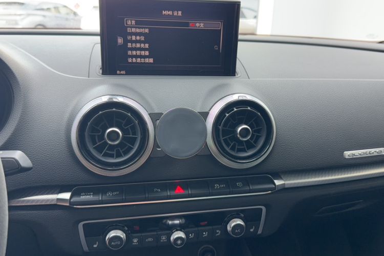 Used Audi RS 3 2017 RS 3 2.5T Limousine Audio And AC Panel