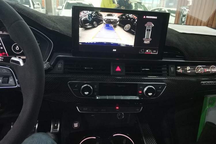 Used Audi RS 4 2021 RS4 Avant Obsidian Edition Audio And AC Panel