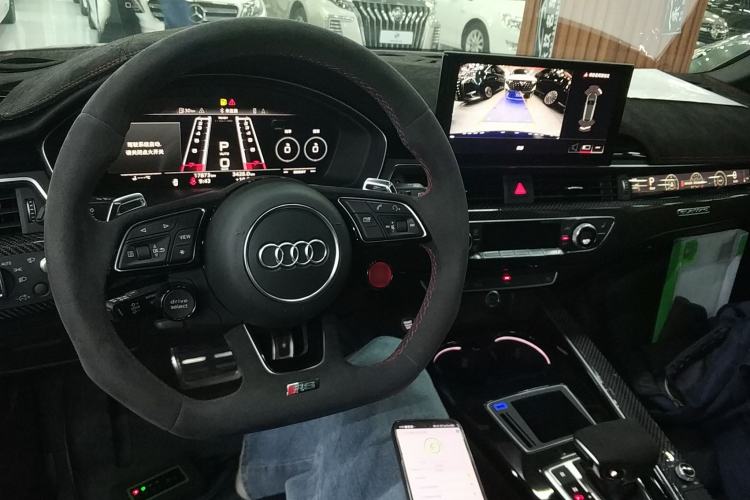 Used Audi RS 4 2021 RS4 Avant Obsidian Edition Center Console