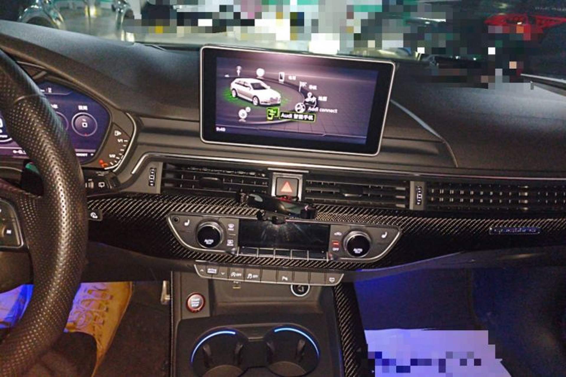 Used Audi RS 4 2019 RS 4 2.9T Avant Audio And AC Panel