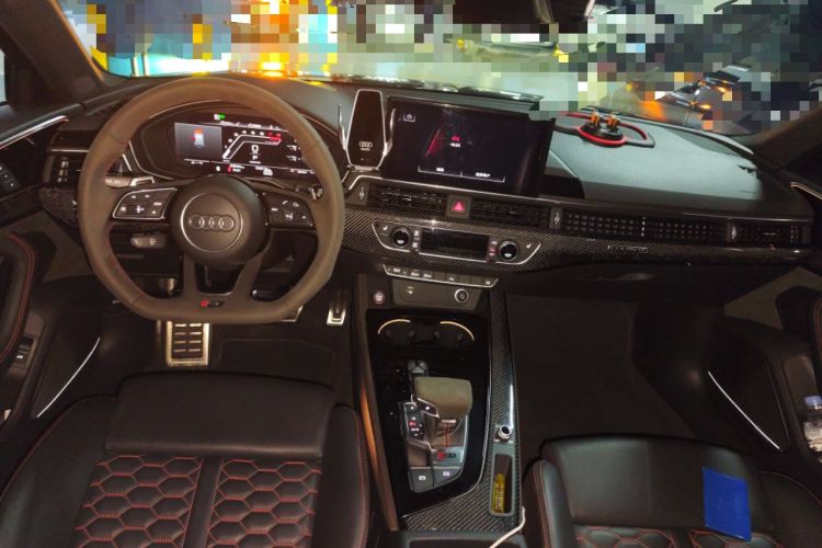 Used Audi RS 4 2021 RS4 Avant Obsidian Edition Center Console