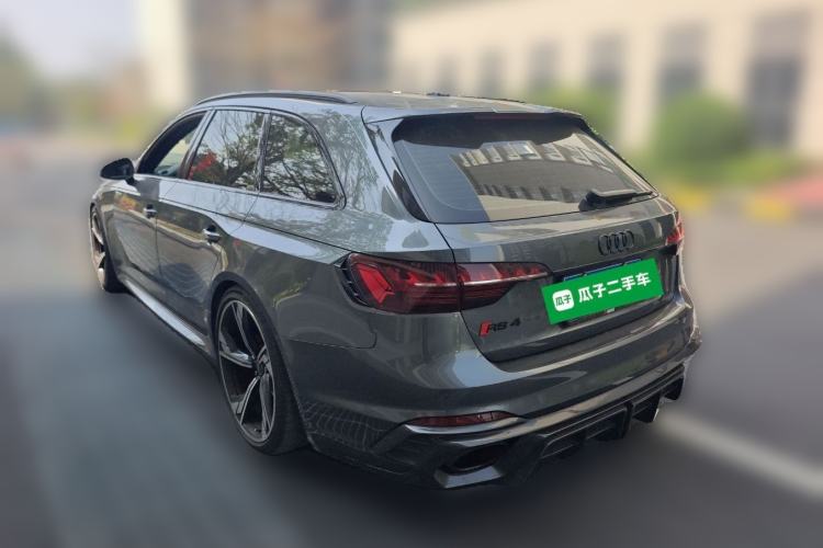 Used Audi RS 4 2021 RS4 Avant Obsidian Edition Rear Left 45 Deg