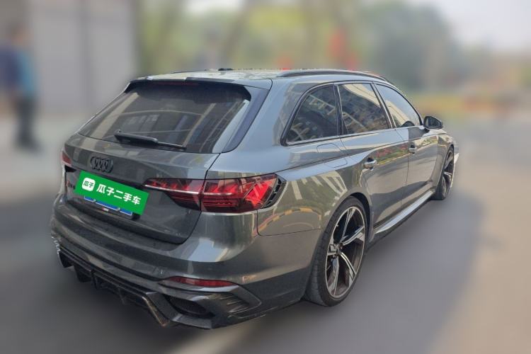 Used Audi RS 4 2021 RS4 Avant Obsidian Edition Rear Right 45 Deg
