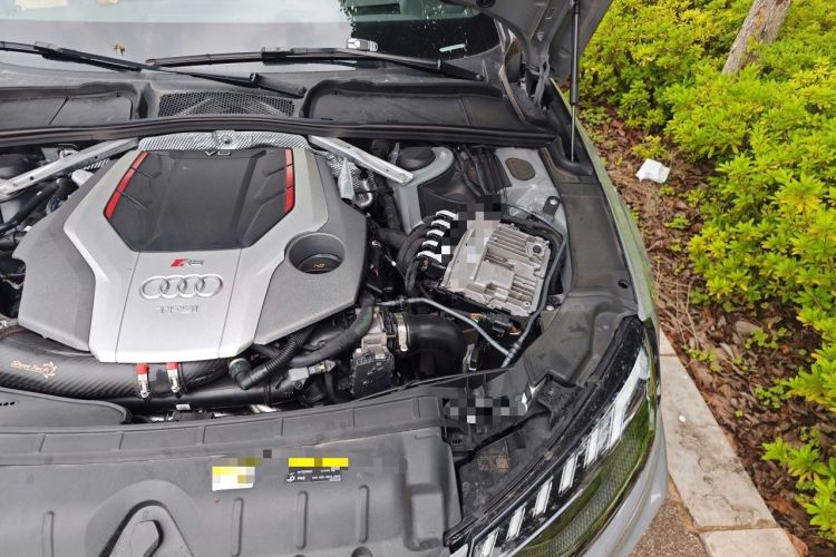 Used Audi RS 4 2021 RS4 Avant Obsidian Edition Engine Bay Left