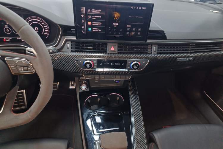 Used Audi RS 4 2022 RS4 Avant Obsidian Edition Audio And AC Panel