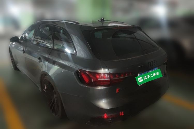 Used Audi RS 4 2022 RS4 Avant Obsidian Edition Rear Left 45 Deg
