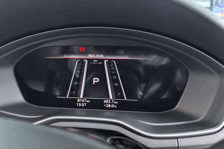 Used Audi RS 4 2024 RS4 Avant Prestige Edition Odometer Close Up