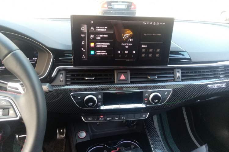 Used Audi RS 5 2021 RS 5 2.9T Sportback Dark Gold Edition Audio And AC Panel