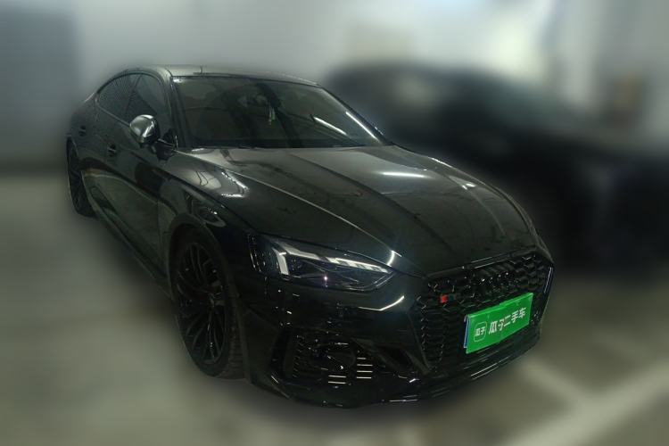 Used Audi RS 5 2021 RS 5 2.9T Sportback Obsidian Edition Front Right 45 Deg