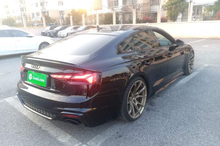 Used Audi RS 5 2021 RS 5 2.9T Sportback Dark Gold Edition Rear Right 45 Deg