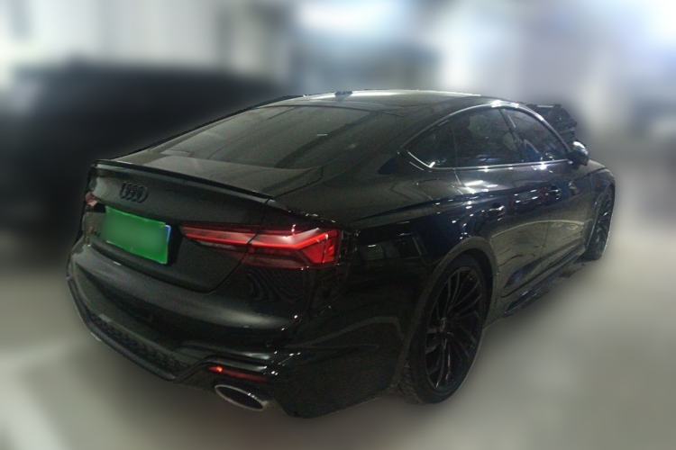 Used Audi RS 5 2021 RS 5 2.9T Sportback Obsidian Edition Rear Right 45 Deg