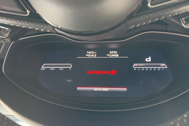 Used Audi RS 5 2021 RS 5 2.9T Sportback Dark Gold Edition Odometer Close Up