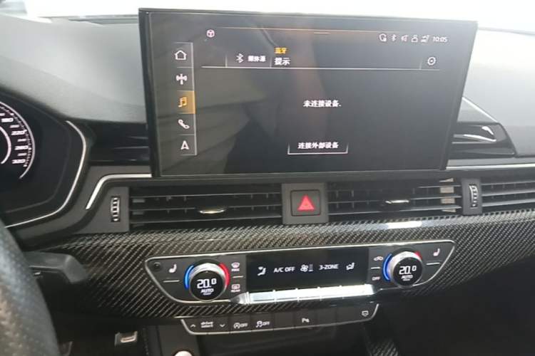 Used Audi RS 5 2022 RS 5 2.9T Sportback Dark Gold Edition Audio And AC Panel