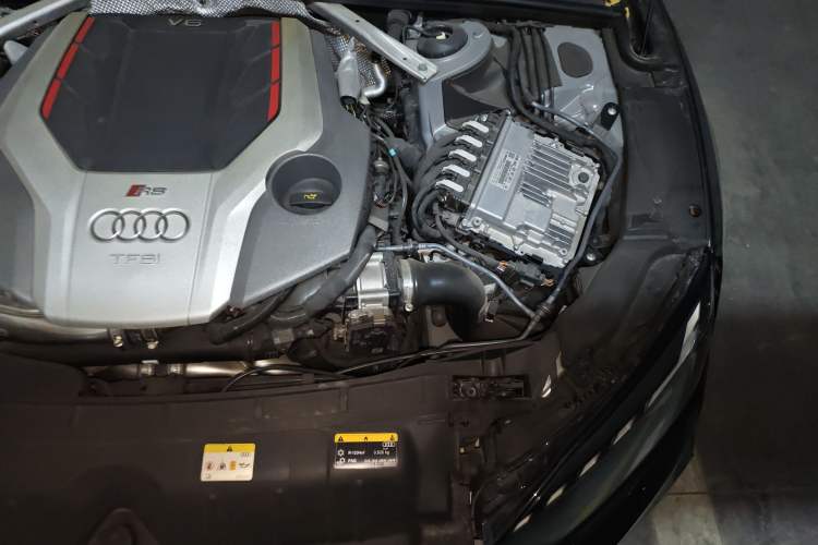 Used Audi RS 5 2022 RS 5 2.9T Sportback Dark Gold Edition Engine Bay Left