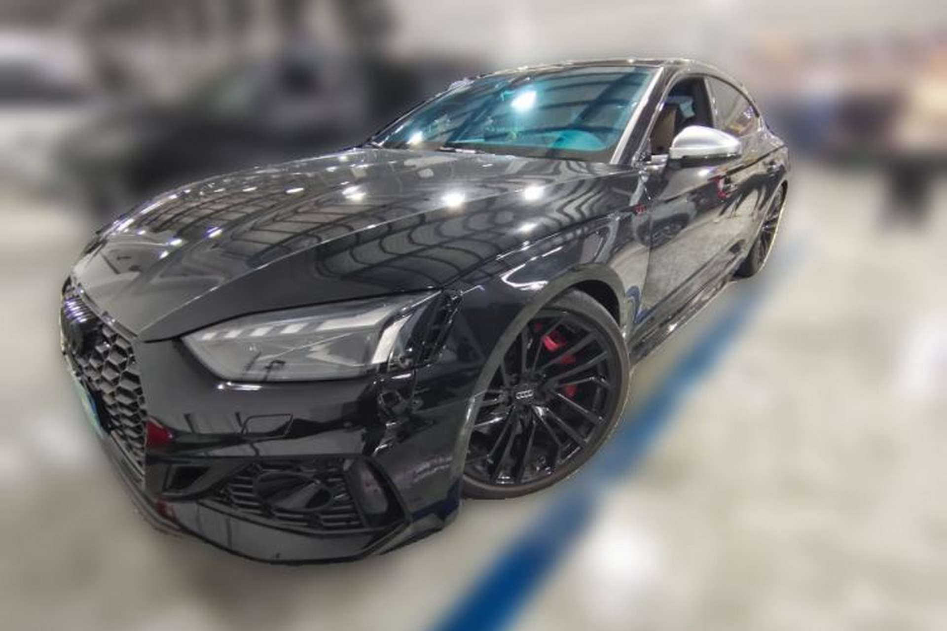 Used Audi RS 5 2022 RS 5 2.9T Sportback Obsidian Edition Front Left 45 Deg