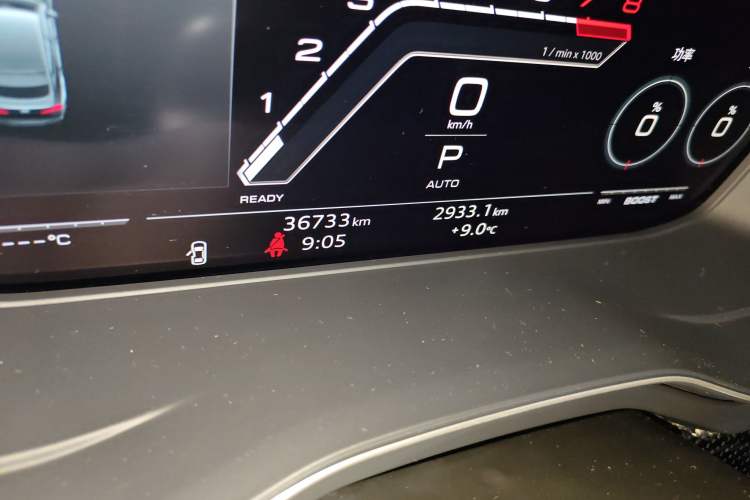 Used Audi RS 5 2022 RS 5 2.9T Sportback Dark Gold Edition Odometer Close Up