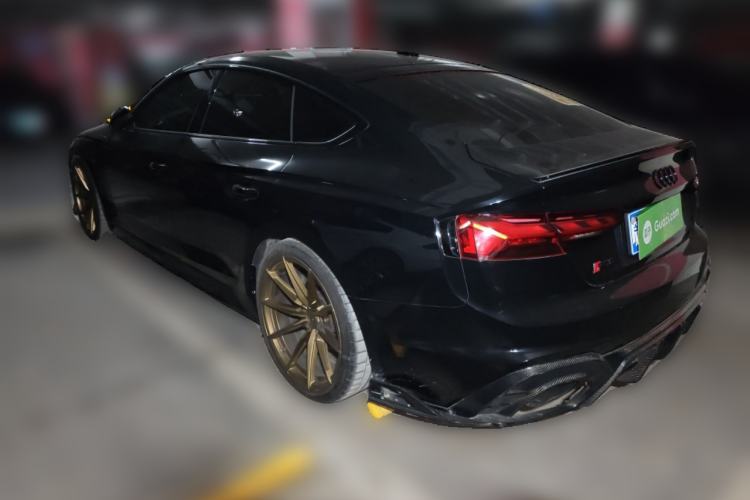Used Audi RS 5 2022 RS 5 2.9T Sportback Dark Gold Edition Rear Left 45 Deg