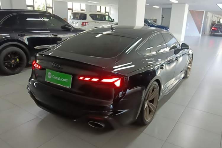 Used Audi RS 5 2022 RS 5 2.9T Sportback Dark Gold Edition Rear Right 45 Deg