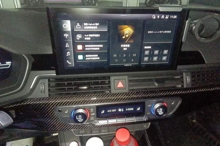 Used Audi RS 5 2022 RS 5 2.9T Sportback Dark Gold Edition Audio And AC Panel