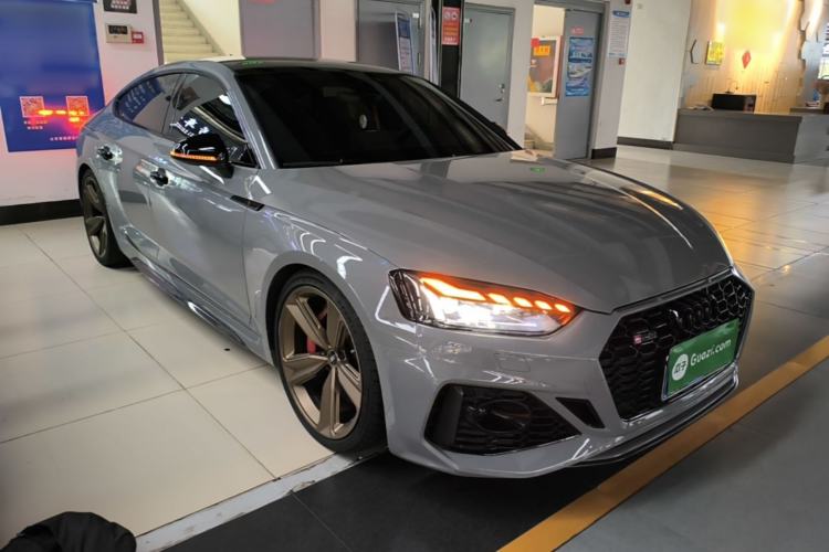 Used Audi RS 5 2022 RS 5 2.9T Sportback Dark Gold Edition Front Right 45 Deg