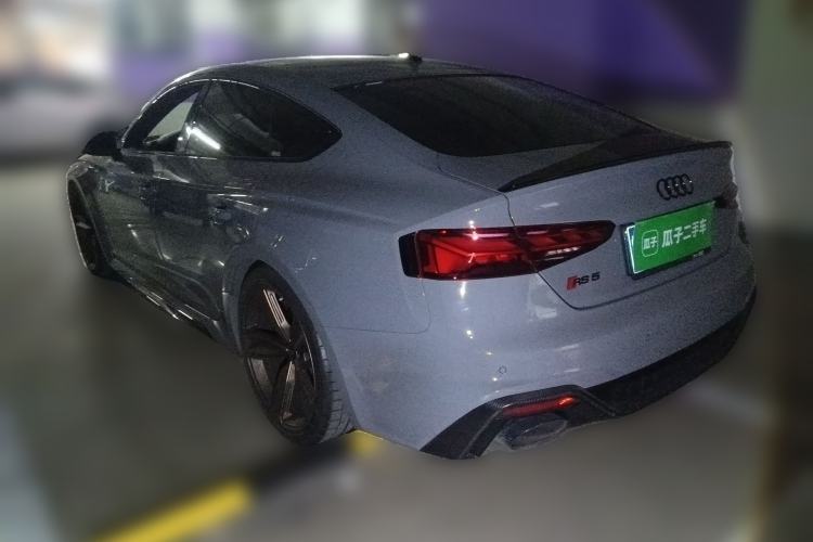 Used Audi RS 5 2022 RS 5 2.9T Sportback Dark Gold Edition Rear Left 45 Deg