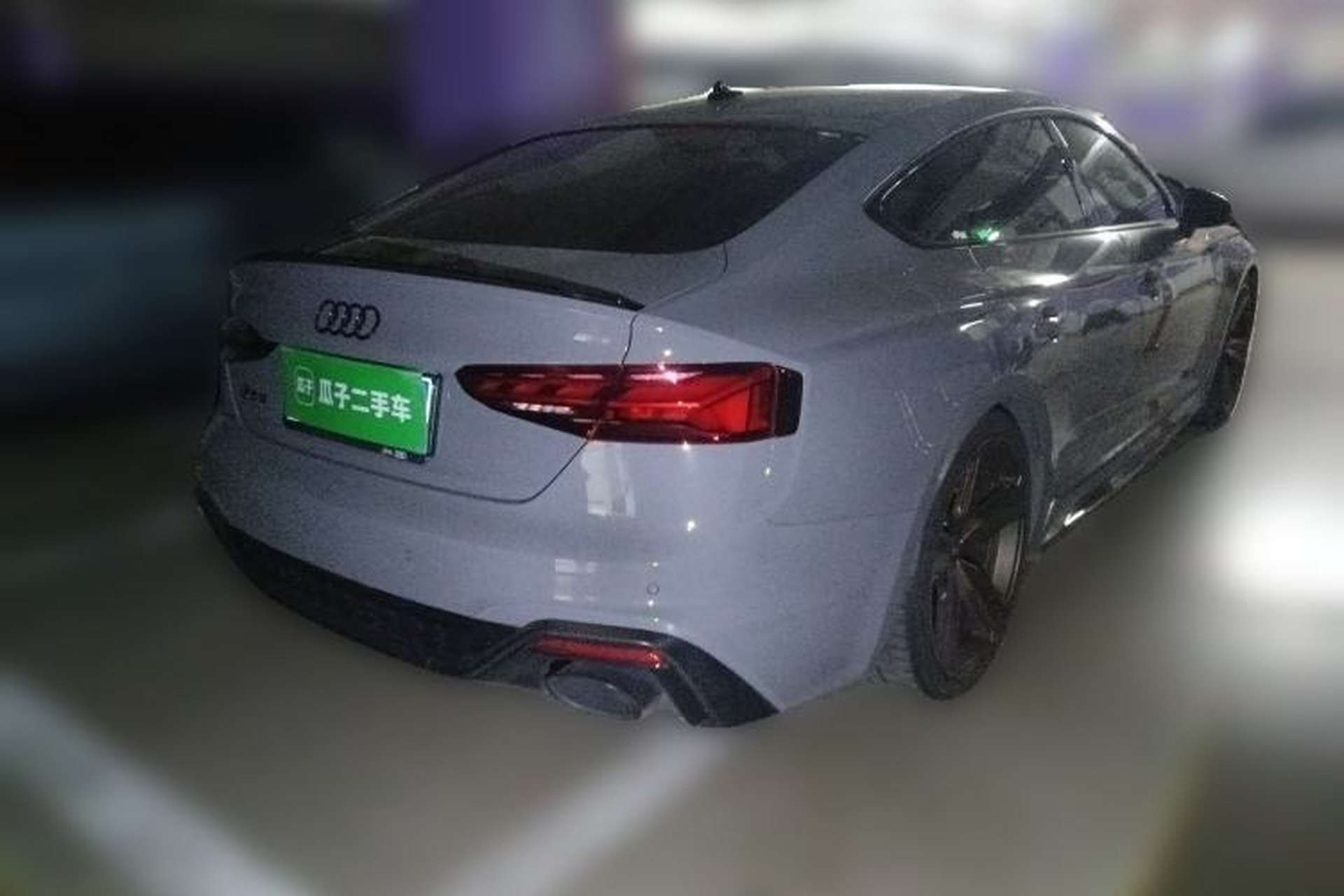 Used Audi RS 5 2022 RS 5 2.9T Sportback Dark Gold Edition Rear Right 45 Deg