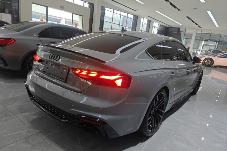 Used Audi RS 5 2022 RS 5 2.9T Sportback Obsidian Edition Rear Right 45 Deg