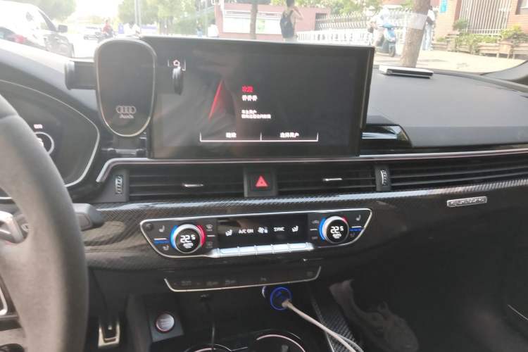 Used Audi RS 5 2023 RS 5 2.9T Sportback Obsidian Edition Audio And AC Panel
