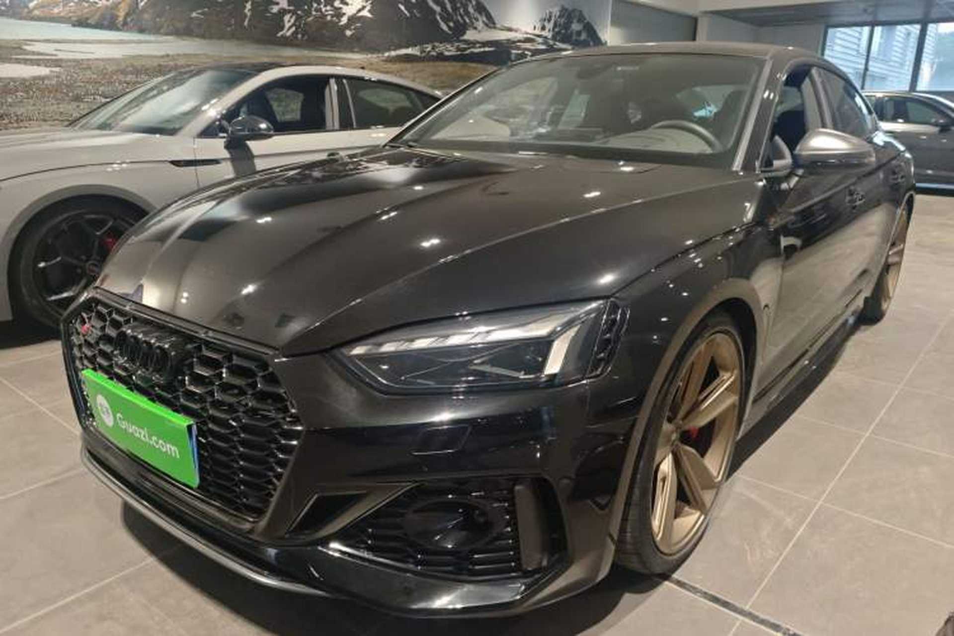 Used Audi RS 5 2023 RS 5 2.9T Coupe Dark Gold Edition Front Left 45 Deg