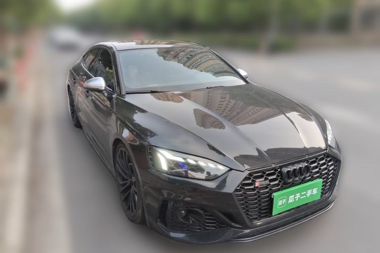 Used Audi RS 5 2023 RS 5 2.9T Sportback Obsidian Edition Front Right 45 Deg