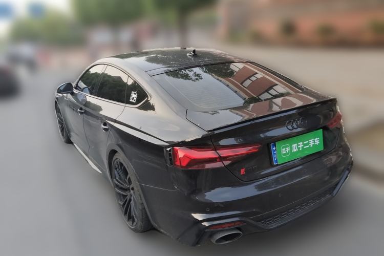 Used Audi RS 5 2023 RS 5 2.9T Sportback Obsidian Edition Rear Left 45 Deg