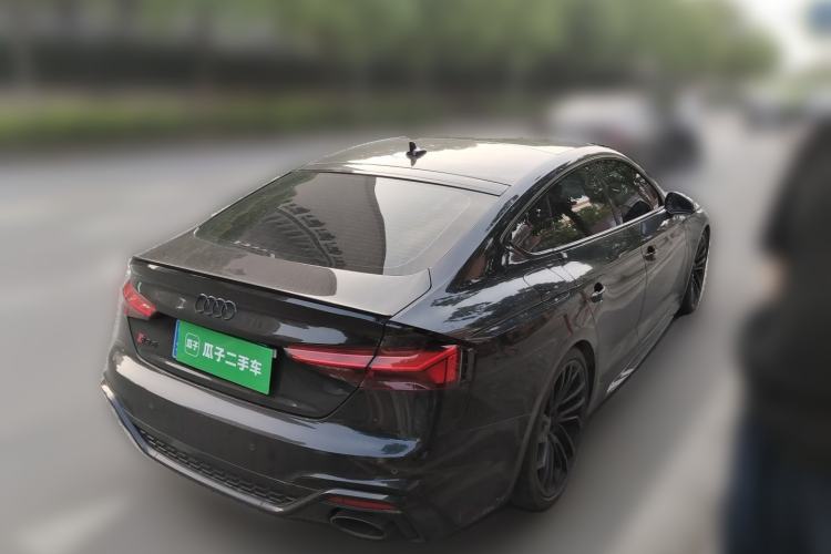 Used Audi RS 5 2023 RS 5 2.9T Sportback Obsidian Edition Rear Right 45 Deg