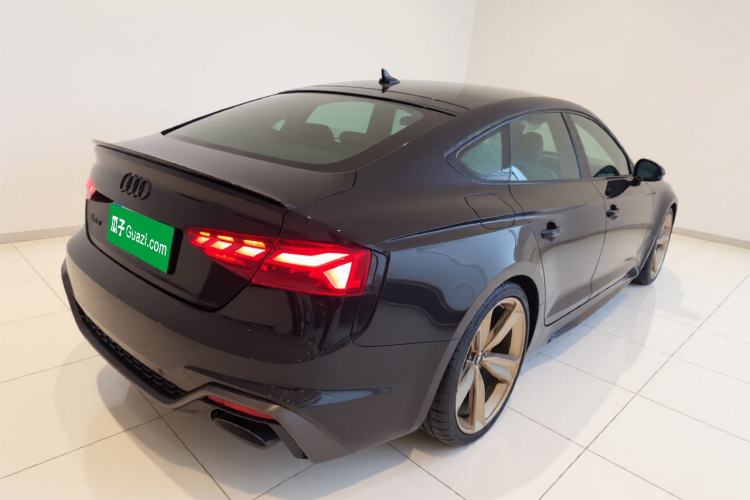 Used Audi RS 5 2023 RS 5 2.9T Coupe Dark Gold Edition Rear Right 45 Deg