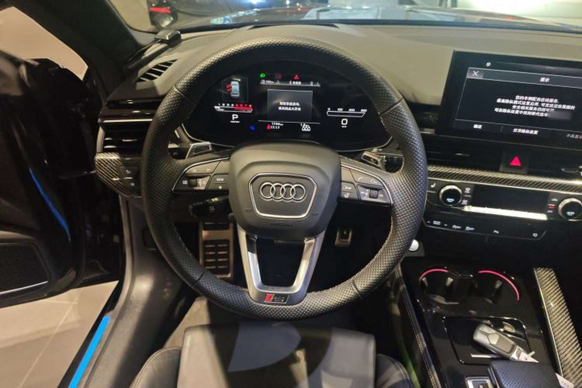 Used Audi RS 5 2023 RS 5 2.9T Coupe Dark Gold Edition Steering Wheel