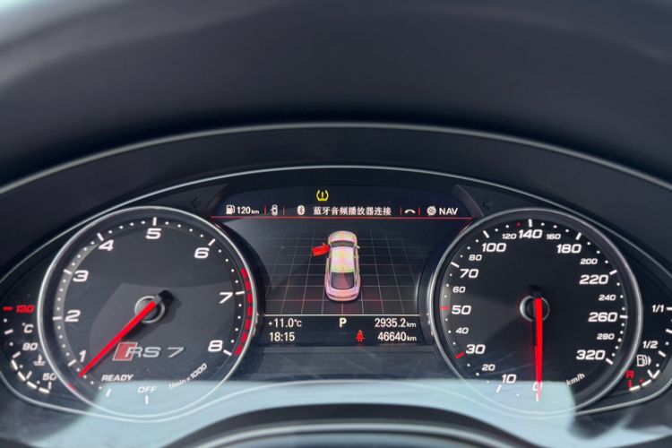 Used Audi RS 7 2016 RS 7 4.0T Sportback Odometer Close Up