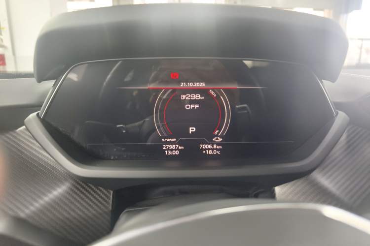 Used Audi RS e-tron GT 2023 Basic Model Odometer Close Up