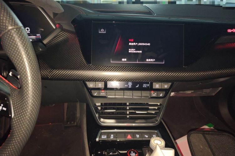 Used Audi RS e-tron GT 2023 Basic Model Audio And AC Panel