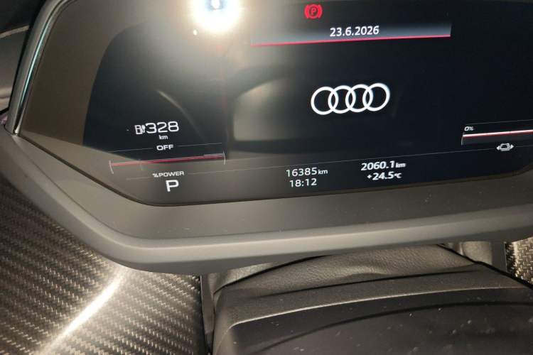 Used Audi RS e-tron GT 2023 Basic Model Odometer Close Up