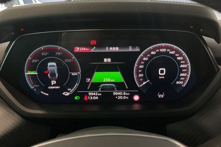 Used Audi RS e-tron GT 2023 Basic Model Odometer Close Up