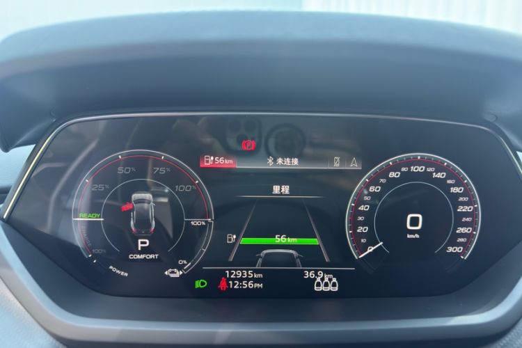Used Audi RS e-tron GT 2023 Basic Model Odometer Close Up