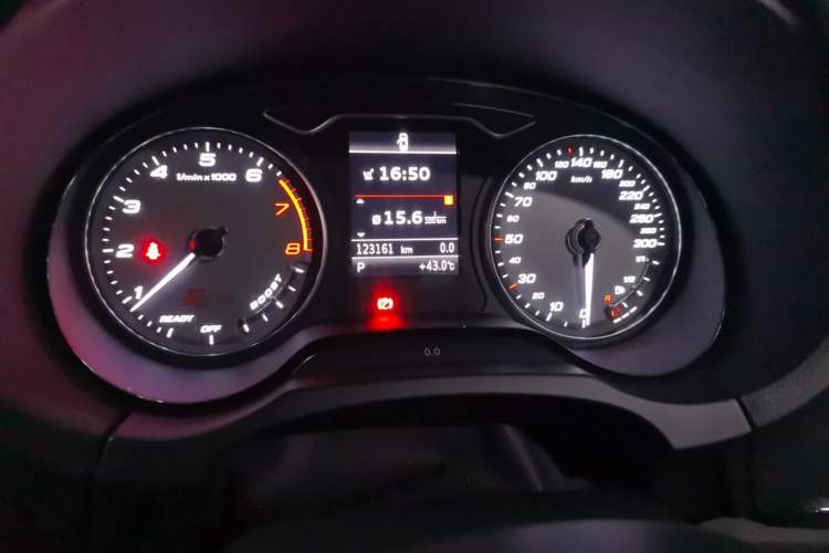 Used Audi S3 2015 S3 2.0T Limousine Odometer Close Up