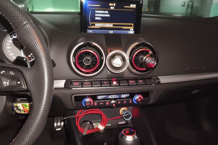 Used Audi S3 2015 S3 2.0T Limousine Audio And AC Panel
