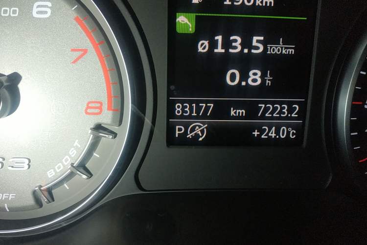 Used Audi S3 2015 S3 2.0T Limousine Odometer Close Up